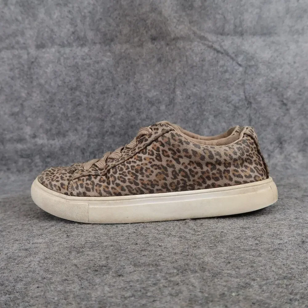 Gap Shoes Kids 1 Sneaker Casual Active Trainer Fashion Leopard Print Girls Brown